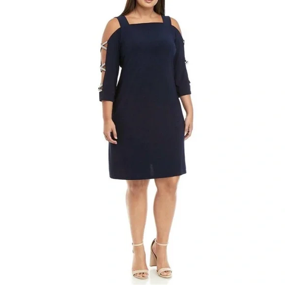 sachin and babi light blue dress Petite Dresses & Gowns for Women- Adrianna Papell